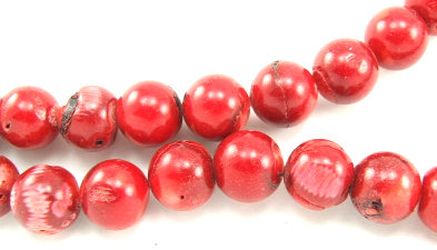 SKU 5852 - a coral Beads Jewelry Design image