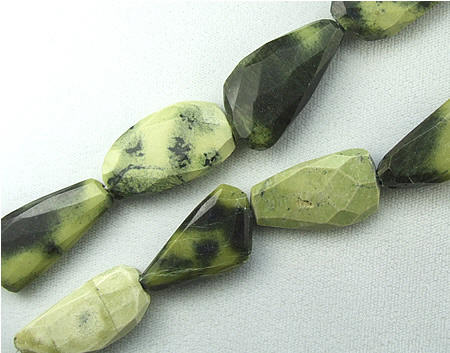 SKU 5914 - a Cheetah Jasper Beads Jewelry Design image