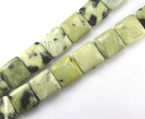 SKU 5916 - a Cheetah Jasper Beads Jewelry Design image