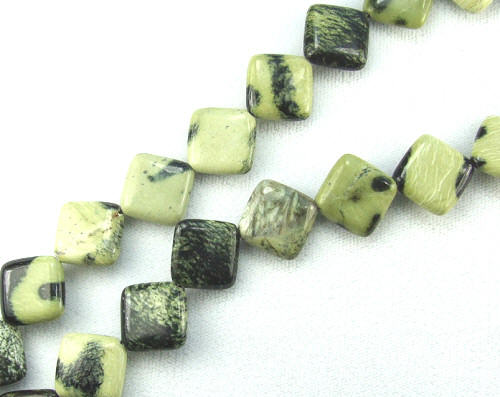 SKU 5919 - a Cheetah Jasper Beads Jewelry Design image