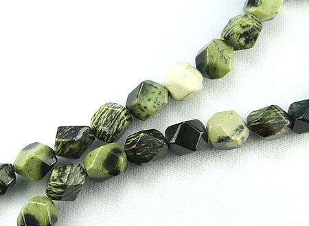 SKU 5921 - a Cheetah Jasper Beads Jewelry Design image