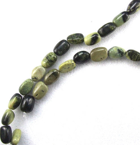SKU 5923 - a Cheetah Jasper Beads Jewelry Design image