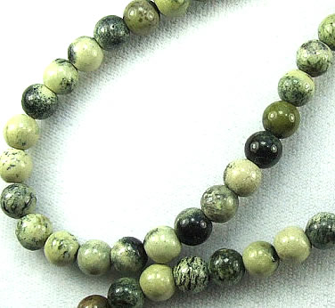 SKU 5925 - a Cheetah Jasper Beads Jewelry Design image