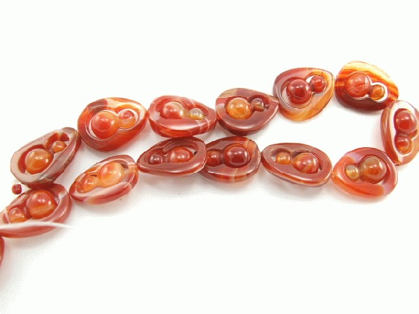 SKU 6065 - a Carnelian Beads Jewelry Design image