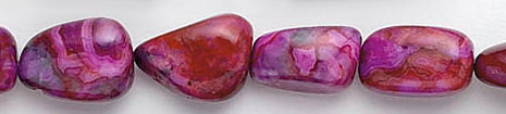 SKU 6083 - a Crazy-Lace Agate Beads Jewelry Design image