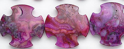 SKU 6087 - a Crazy-Lace Agate Beads Jewelry Design image