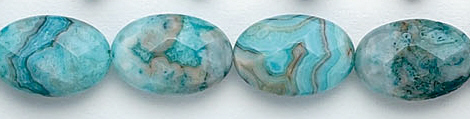 SKU 6223 - a Blue-Crazy Agate Beads Jewelry Design image