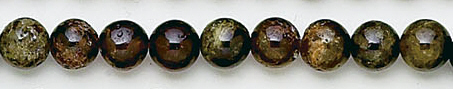 SKU 6231 - a Garnet Green Beads Jewelry Design image