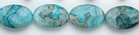 SKU 6245 - a Blue-Crazy Agate Beads Jewelry Design image
