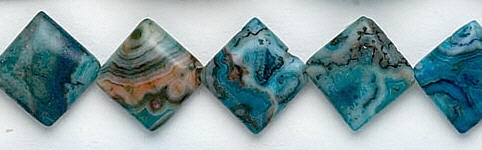 SKU 6246 - a Blue-Crazy Agate Beads Jewelry Design image