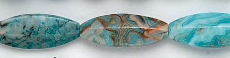 SKU 6247 - a Blue-Crazy Agate Beads Jewelry Design image