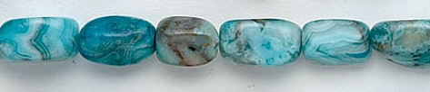 SKU 6248 - a Blue-Crazy Agate Beads Jewelry Design image