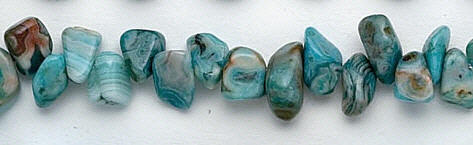 SKU 6249 - a Blue-Crazy Agate Beads Jewelry Design image