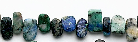SKU 6272 - a Azurite malachite Beads Jewelry Design image