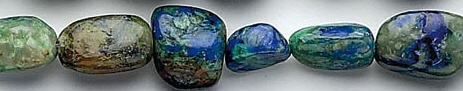 SKU 6278 - a Azurite malachite Beads Jewelry Design image