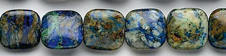 SKU 6281 - a Azurite malachite Beads Jewelry Design image