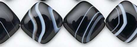 SKU 6289 - a Banded onyx Beads Jewelry Design image