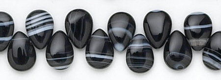 SKU 6739 - a Banded onyx Beads Jewelry Design image