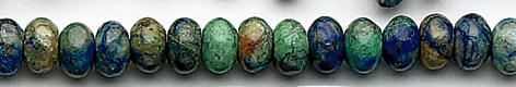 SKU 6928 - a Azurite malachite Beads Jewelry Design image