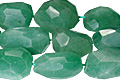 Design 10317: green aventurine faceted beads