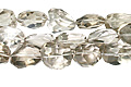 Design 10319: Brown crystal nuggets beads