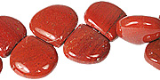 11769: Beaded Red jasper beads