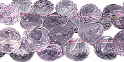 11784: Beaded Purple amethyst  briolettes beads