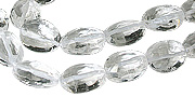 11813: Beaded white crystal  faceted beads