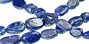 12759: Beaded blue lapis lazuli beads