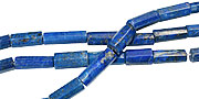 12762: Beaded blue lapis lazuli beads