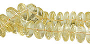 Design 13403: yellow citrine rondelle beads