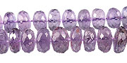 Design 13426: purple amethyst faceted beads