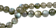 Design 13758: blue,green,gray labradorite faceted beads