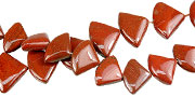 13968: Beaded red jasper beads