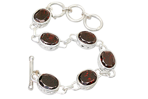 SKU 10045 - a Garnet bracelets Jewelry Design image