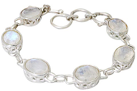 SKU 10046 - a Moonstone bracelets Jewelry Design image