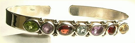 SKU 1006 - a Multi-stone Bracelets Jewelry Design image