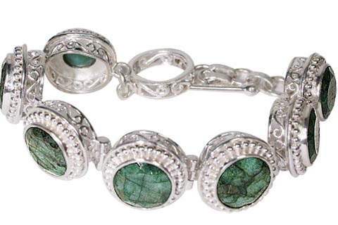 SKU 10096 - a Emerald bracelets Jewelry Design image