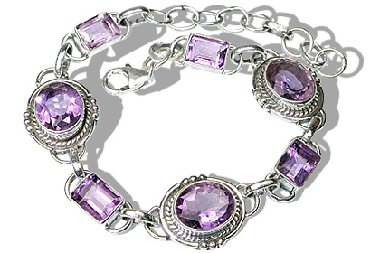 SKU 1023 - a Amethyst Bracelets Jewelry Design image