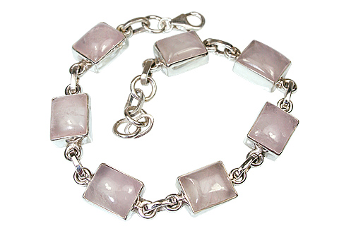 SKU 1029 - a Rose quartz Bracelets Jewelry Design image