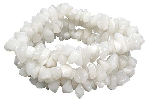 SKU 10321 - a Snow Quartz bracelets Jewelry Design image