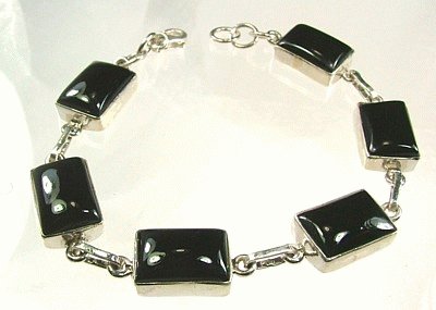 SKU 1036 - a Onyx Bracelets Jewelry Design image