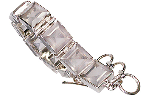 SKU 10409 - a Rose quartz bracelets Jewelry Design image