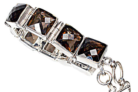 SKU 10427 - a Smoky Quartz bracelets Jewelry Design image