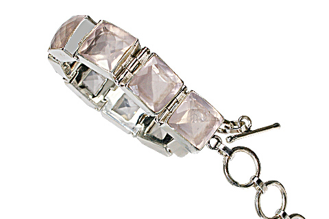 SKU 10428 - a Rose quartz bracelets Jewelry Design image