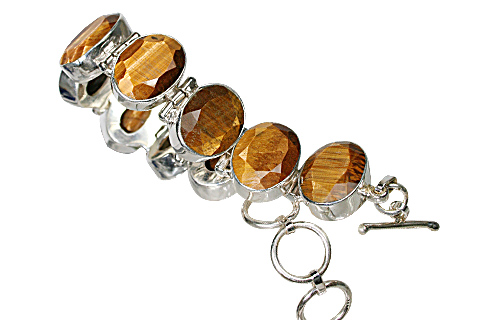SKU 10435 - a Tiger eye bracelets Jewelry Design image