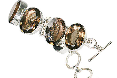 SKU 10438 - a Smoky Quartz bracelets Jewelry Design image