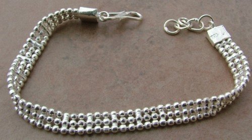 SKU 1053 - a Silver Bracelets Jewelry Design image