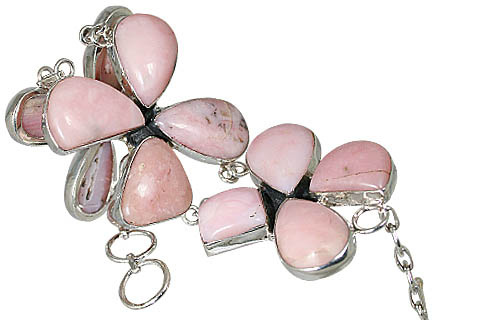 SKU 10532 - a Pink Opal bracelets Jewelry Design image