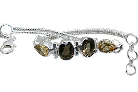 SKU 10863 - a Smoky Quartz bracelets Jewelry Design image